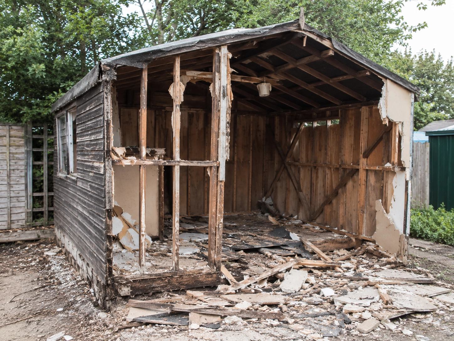 Shed about to be removed in brockton ma